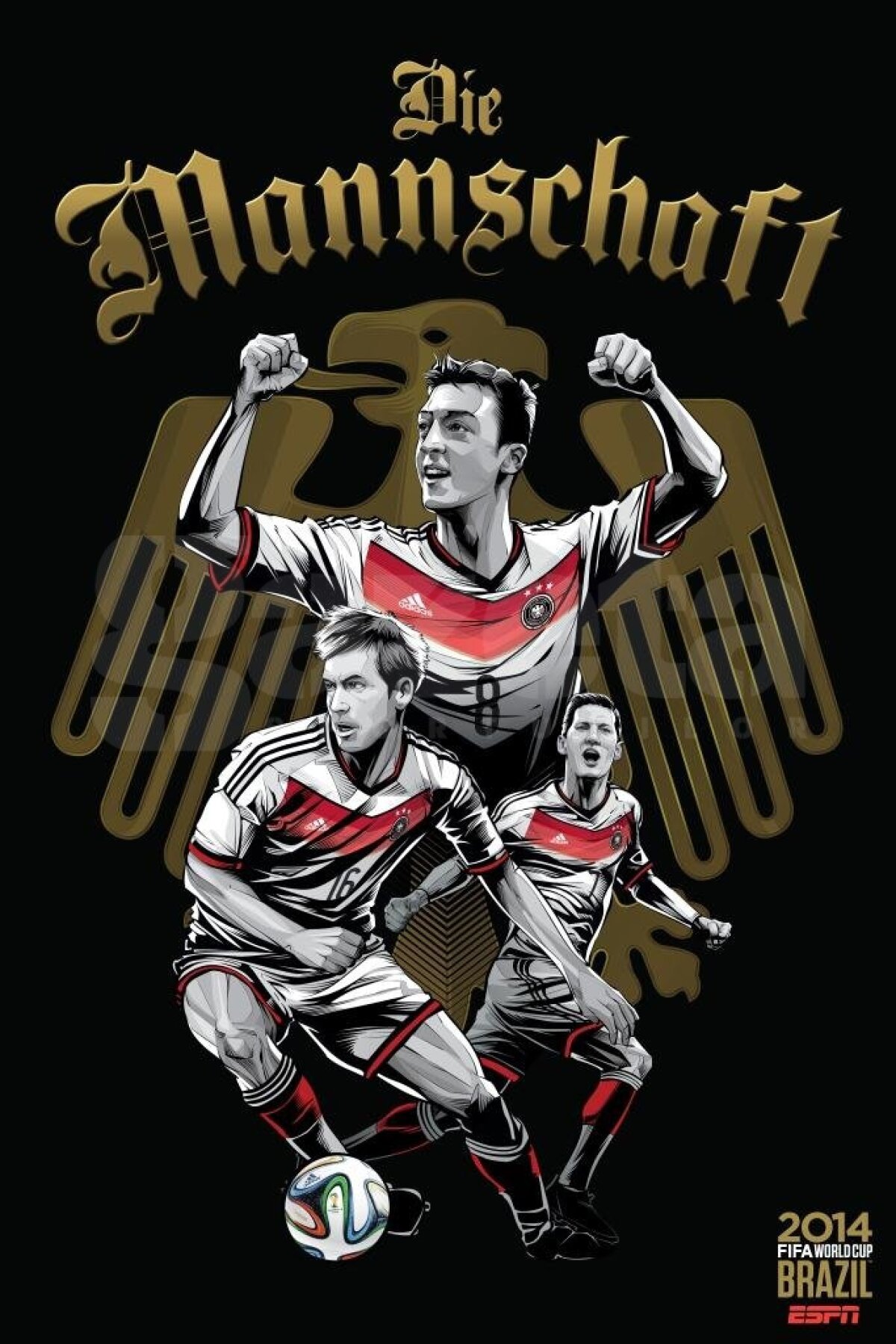 32 de postere nebune pentru Cupa Mondială! » "Supereroii" Rooney, Ronaldo şi Neymar în imagini incredibile