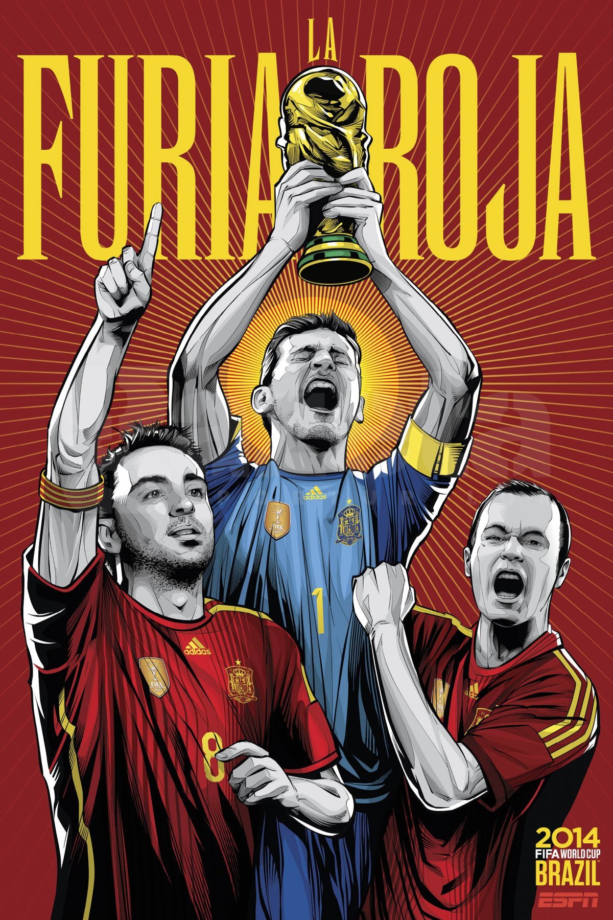 32 de postere nebune pentru Cupa Mondială! » "Supereroii" Rooney, Ronaldo şi Neymar în imagini incredibile