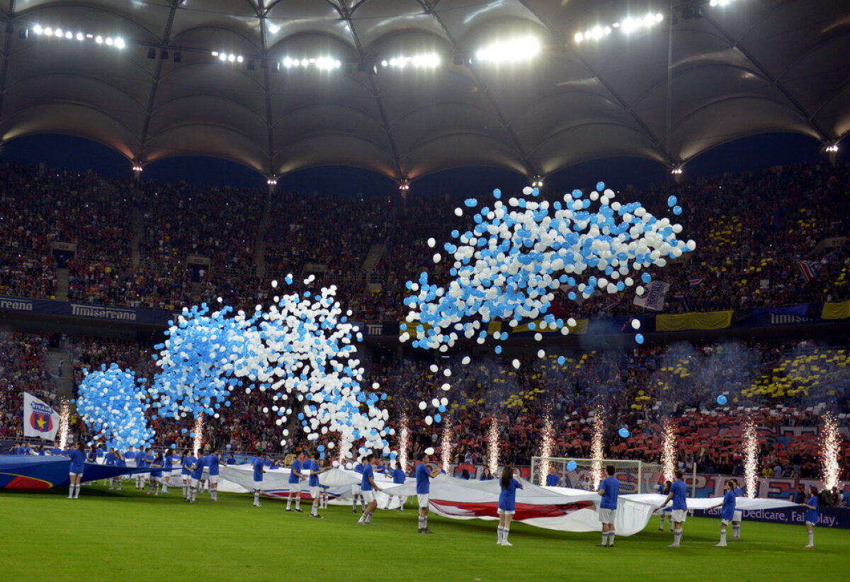 Administratorii Arenei Naţionale au intrat în panică după finala Cupei » Baloanele fac noi probleme acoperişului