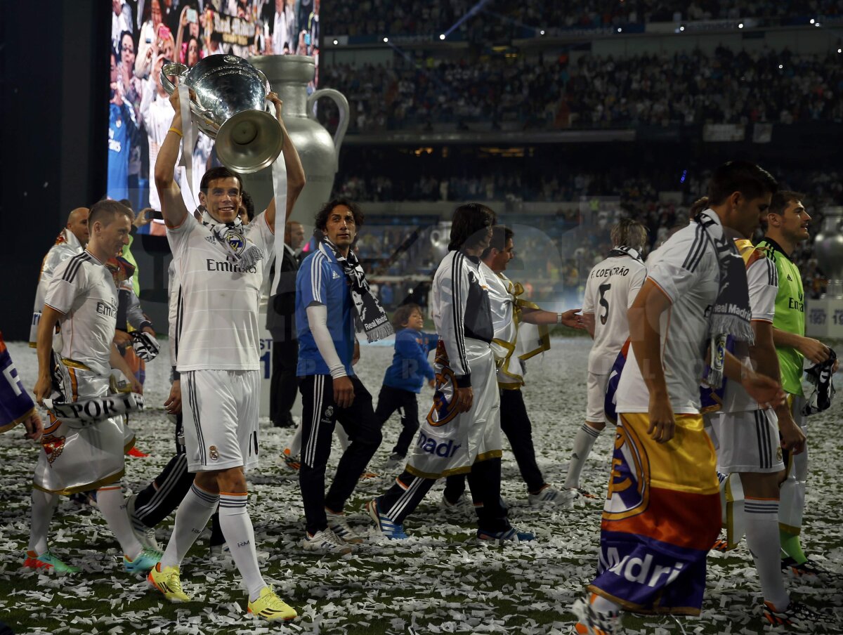 GALERIE FOTO Sărbătoare pe "Santiago Bernabeu" pentru "La Decima" » Cristiano Ronaldo şi Sergio Ramos au făcut show