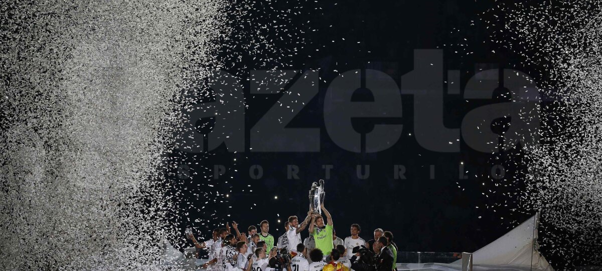 GALERIE FOTO Sărbătoare pe "Santiago Bernabeu" pentru "La Decima" » Cristiano Ronaldo şi Sergio Ramos au făcut show