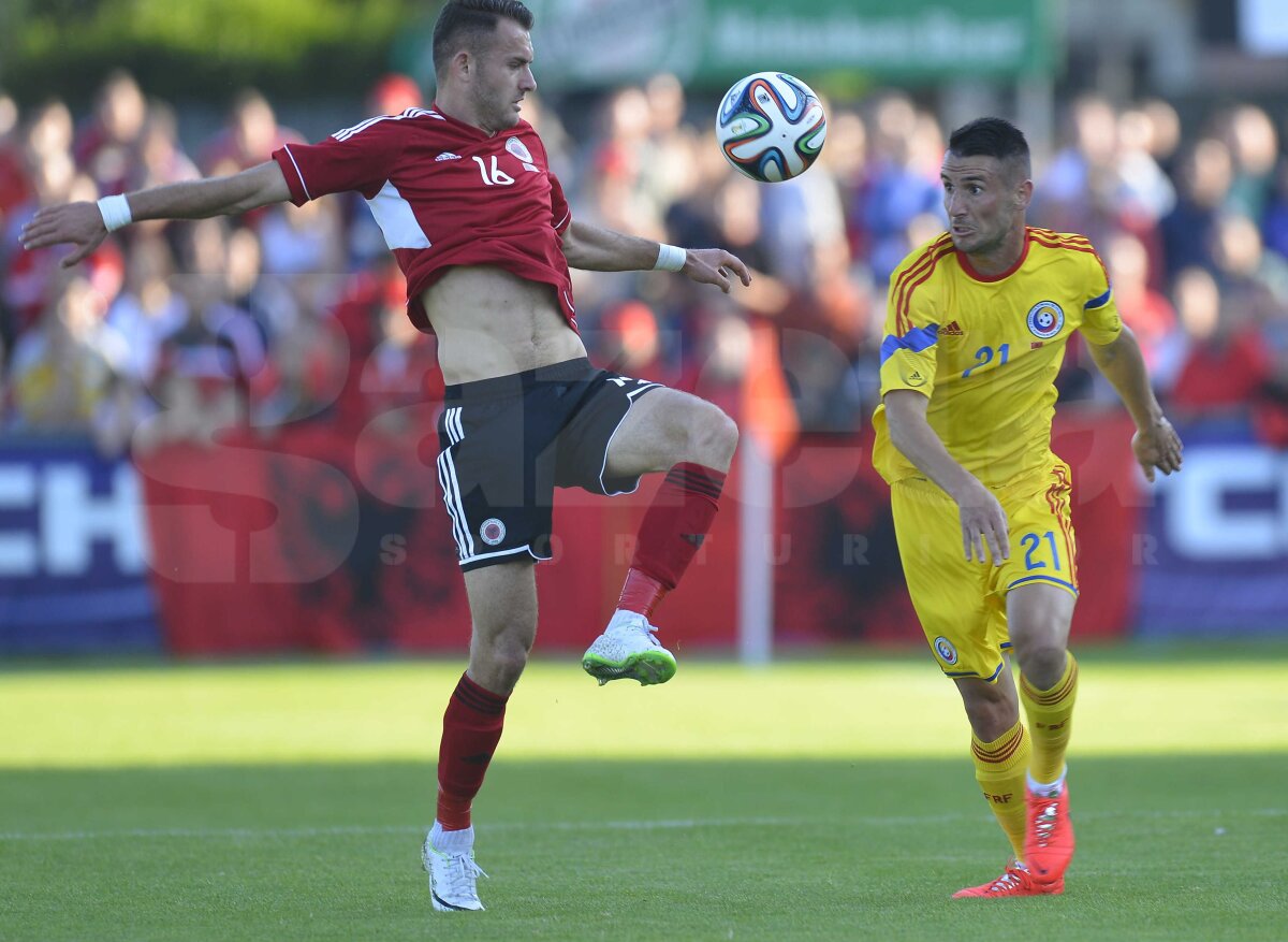 VIDEO şi FOTO România - Albania 1-0 » Răzvan Raţ aduce o victorie chinuită a "tricolorilor"