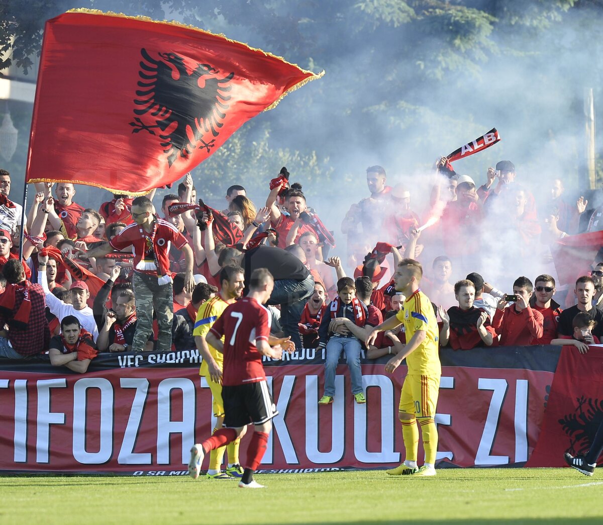 VIDEO şi FOTO România - Albania 1-0 » Răzvan Raţ aduce o victorie chinuită a "tricolorilor"