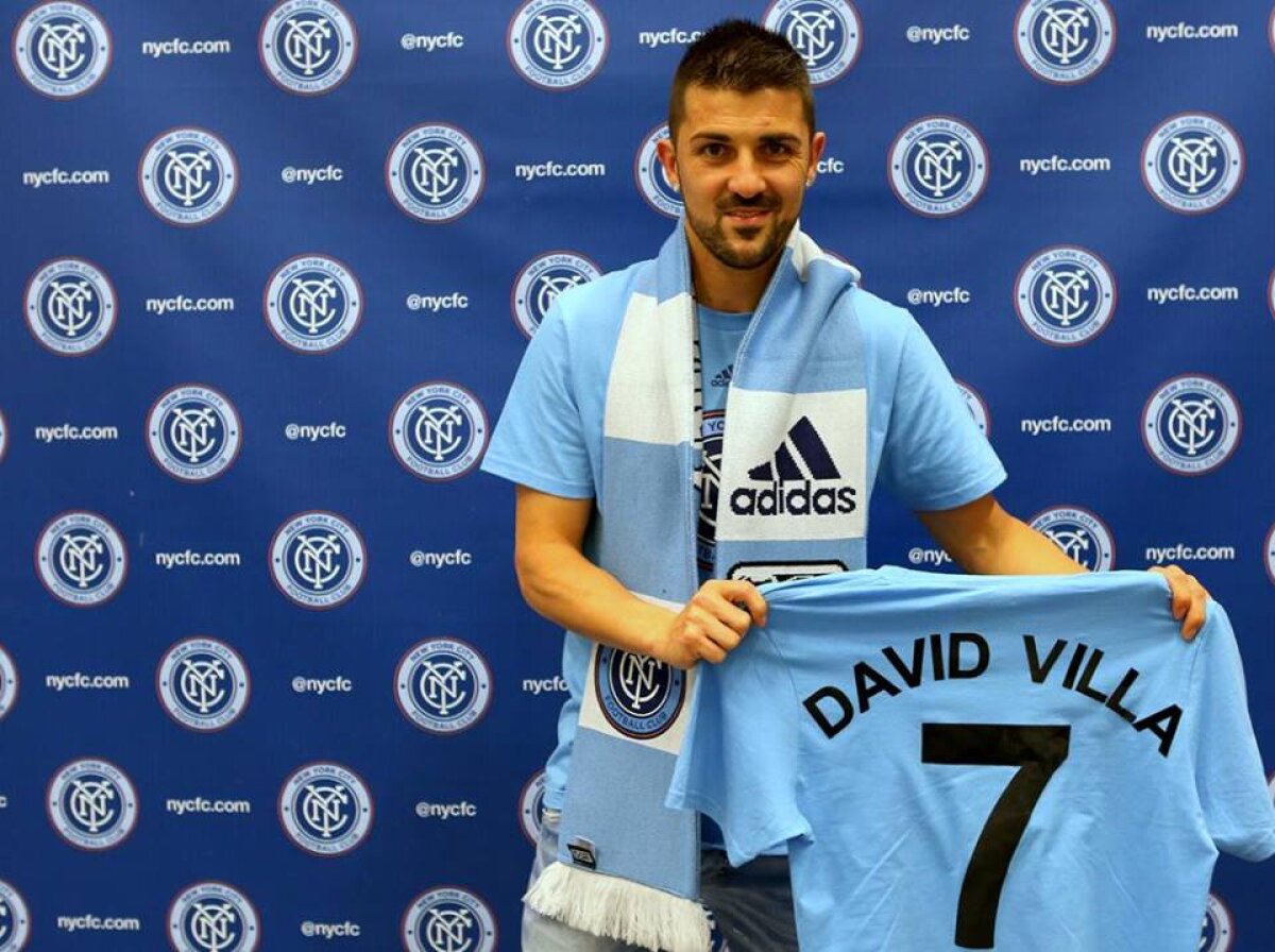 OFICIAL » Al doilea jucător care părăseşte trupa lui Simeone! FOTO » David Villa a semnat cu o echipă abia înfiinţată :D
