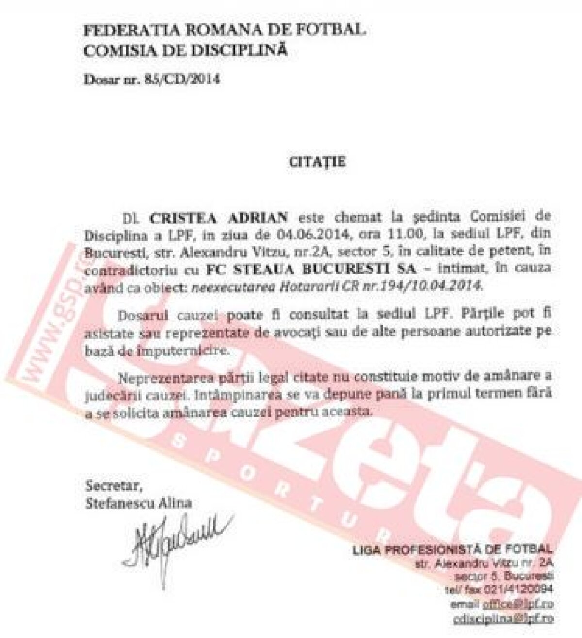 EXCLUSIV Steaua în pericol! Campioana riscă interdicţie la transferuri şi depunctarea :O » "Să se facă dreptate!"