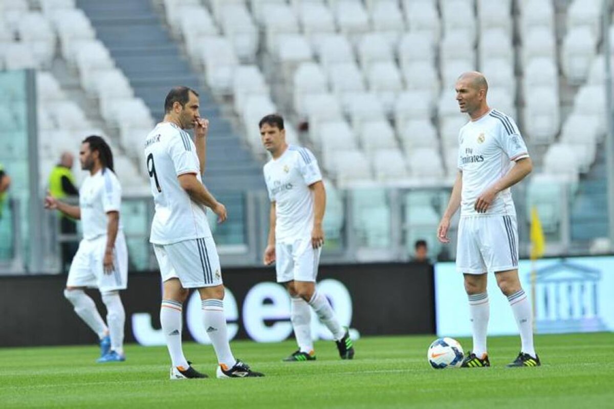 VIDEO Zizou şi Seedorf au rămas profesori în fotbal » Supergoluri într-un amical de lux al fostelor glorii de la Real şi de la Juve