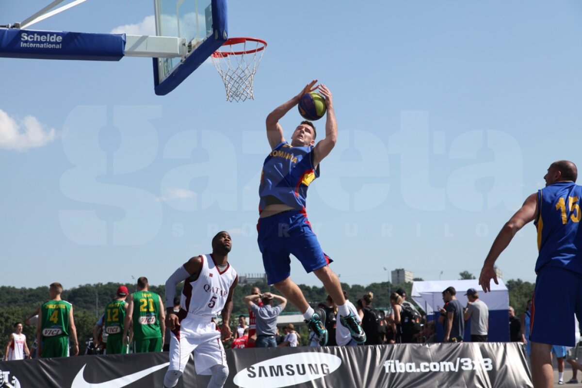 GALERIE FOTO Naţionalele de baschet 3x3 ale României, în grafic după prima zi a Mondialelor de la Moscova