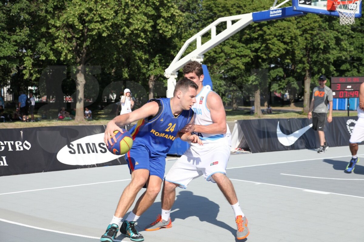 GALERIE FOTO Naţionalele de baschet 3x3 ale României, în grafic după prima zi a Mondialelor de la Moscova