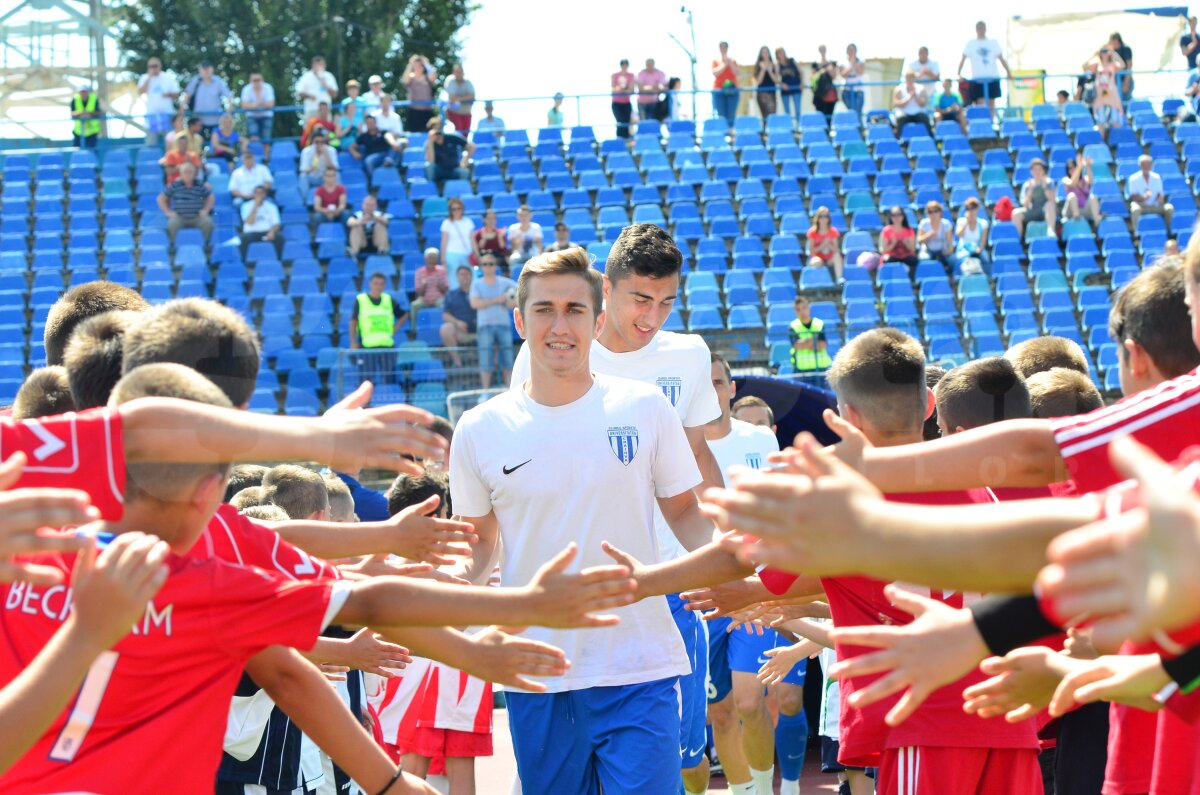 FOTO Nebunie în Bănie! CSU a terminat sezonul pe primul loc şi a sărbătorit cu şampanie şi confetti