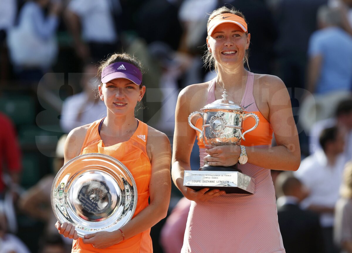 Galerie FOTO Şarapova a cîştigat Roland Garros, după un meci senzaţional făcut de Simona Halep! Încurajeaz-o aici pe jucătoarea noastră