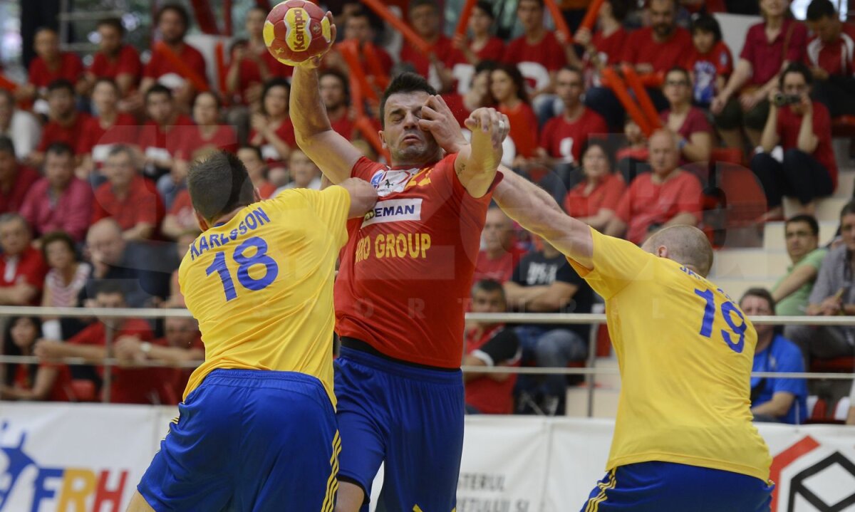 FOTO Am murit cu ei de gît! » România s-a luptat de la egal la egal cu Suedia, dar a cedat pe final la un singur gol: 24-25