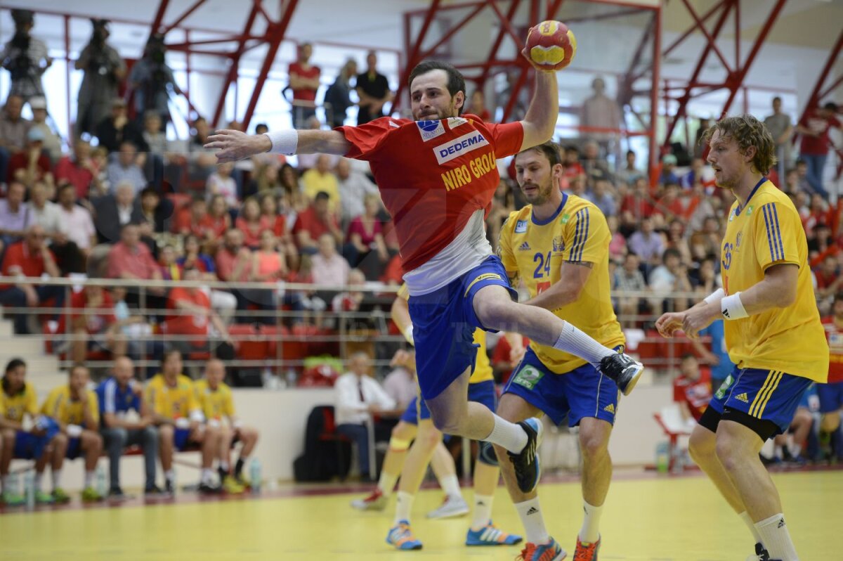 FOTO Am murit cu ei de gît! » România s-a luptat de la egal la egal cu Suedia, dar a cedat pe final la un singur gol: 24-25