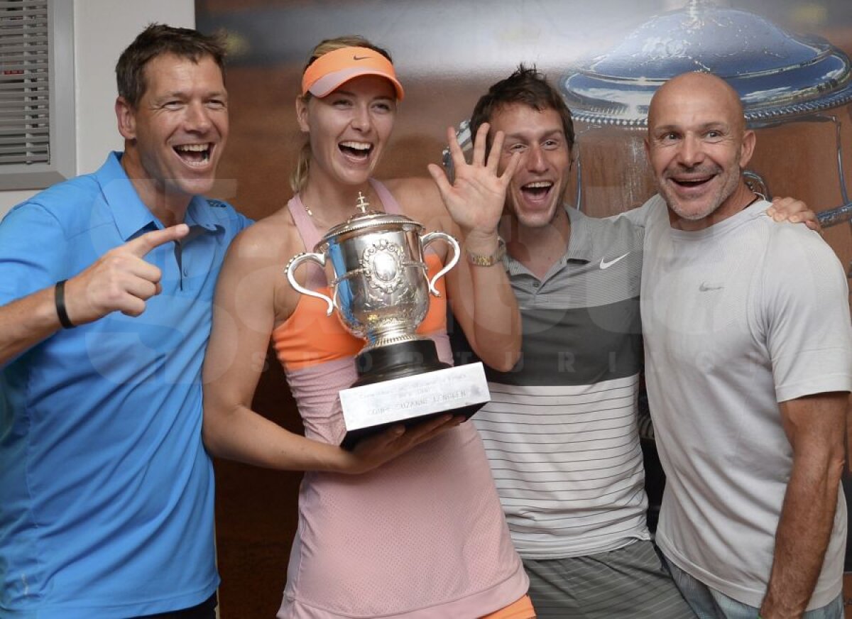 FOTO Dimineaţă specială » Surpriza pe care a primit-o Maria Şarapova după ce a devenit campioană la Roland Garros