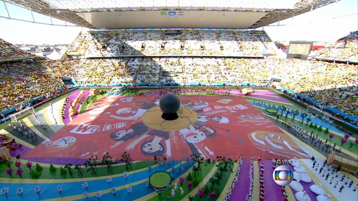 VIDEO ŞI FOTO Imagini spectaculoase din Brazilia, de la ceremonia de deschidere a Campionatului Mondial! J LO a făcut show