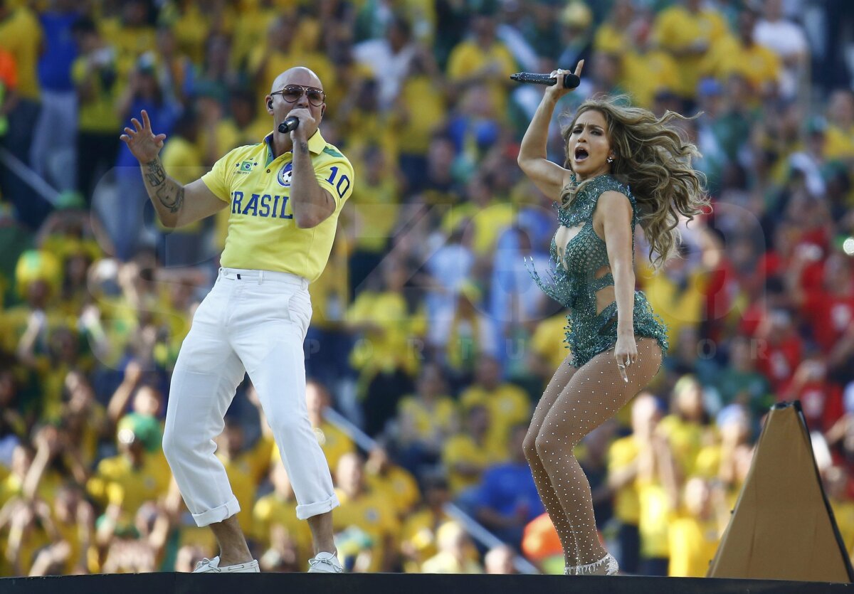 VIDEO ŞI FOTO Imagini spectaculoase din Brazilia, de la ceremonia de deschidere a Campionatului Mondial! J LO a făcut show