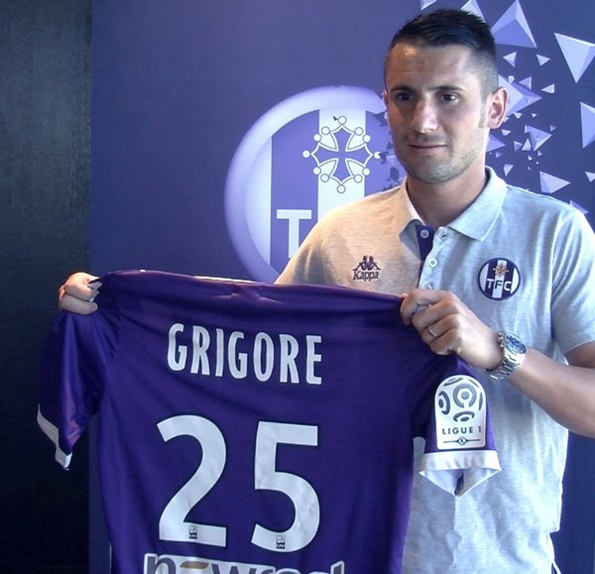 VIDEO Oficial! Dragoş Grigore a fost prezentat la Toulouse » Primele declaraţii ale fotbalistului