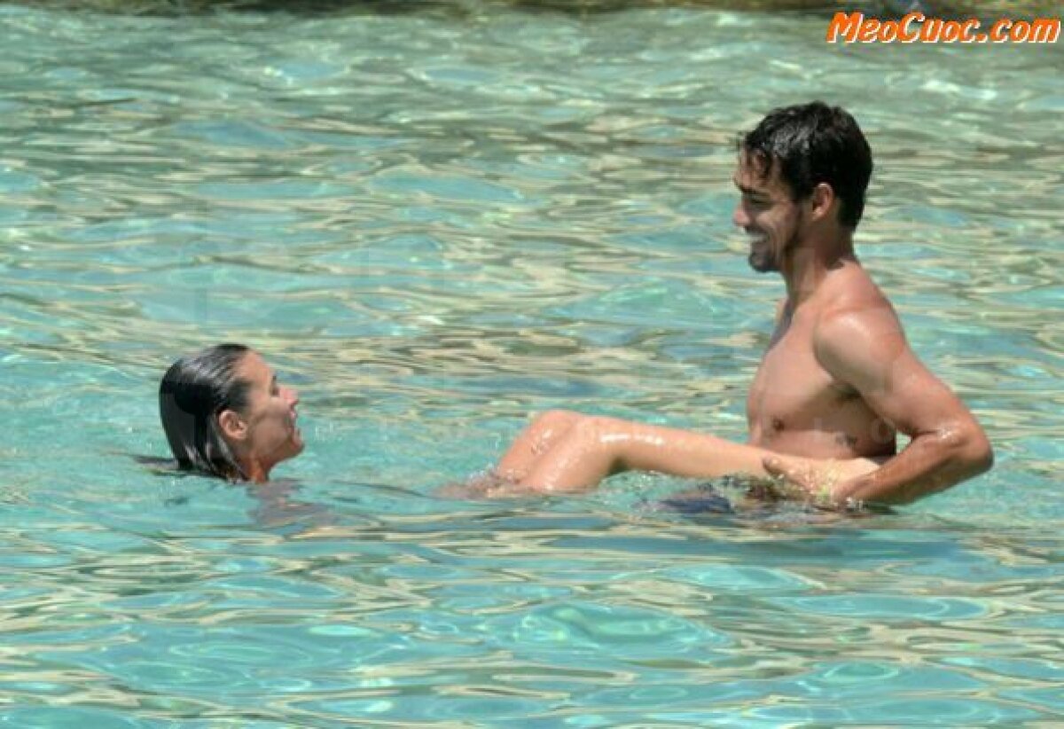 FOTO Amore italiano » Flavia Pennetta şi Fabio Fognini s-au bucurat de cîteva zile la plajă, în Ibiza