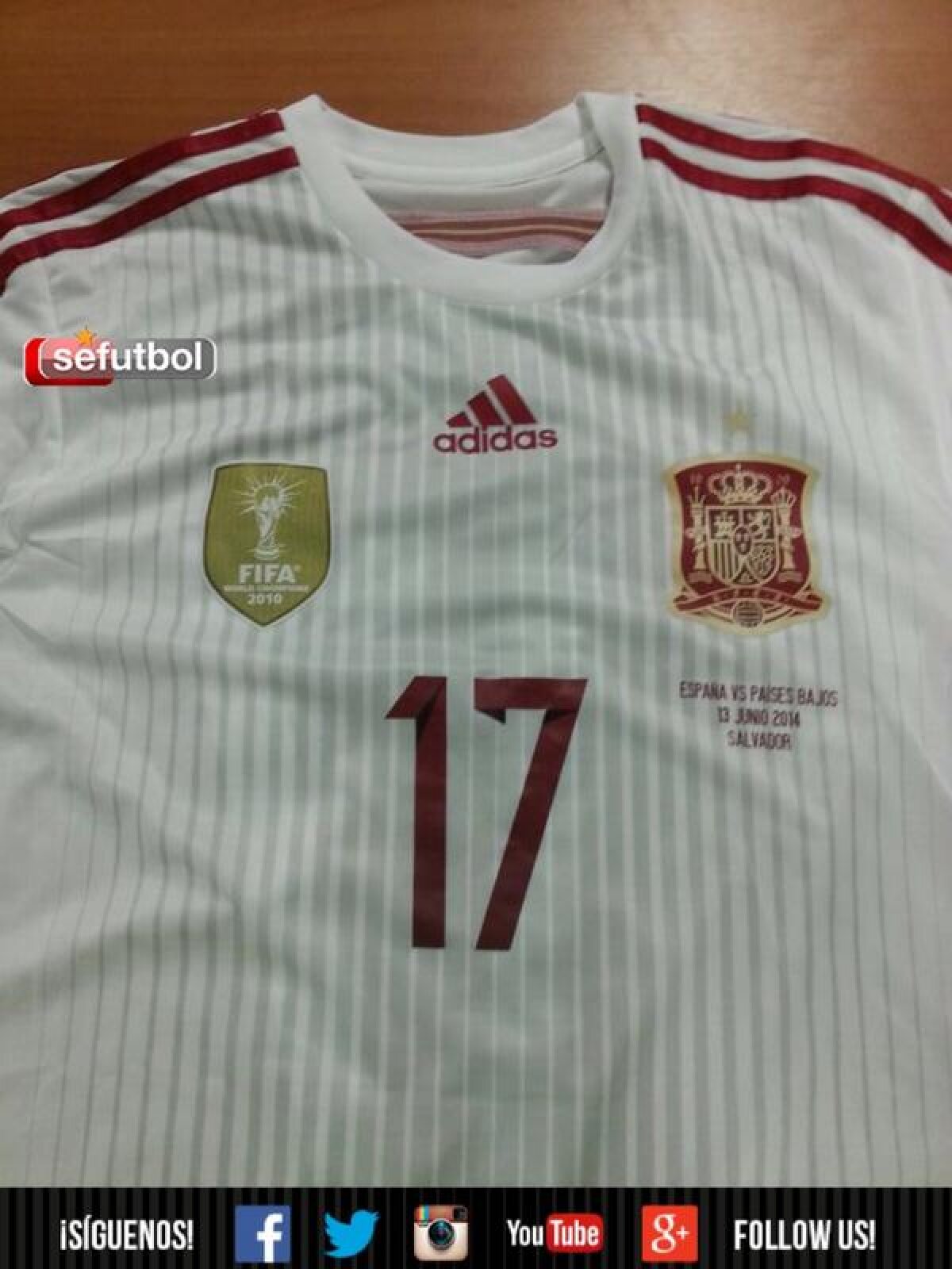 FOTO Panică înaintea meciului cu Olanda » Spaniolii se tem: vor juca în echipamentul "blestemat"!