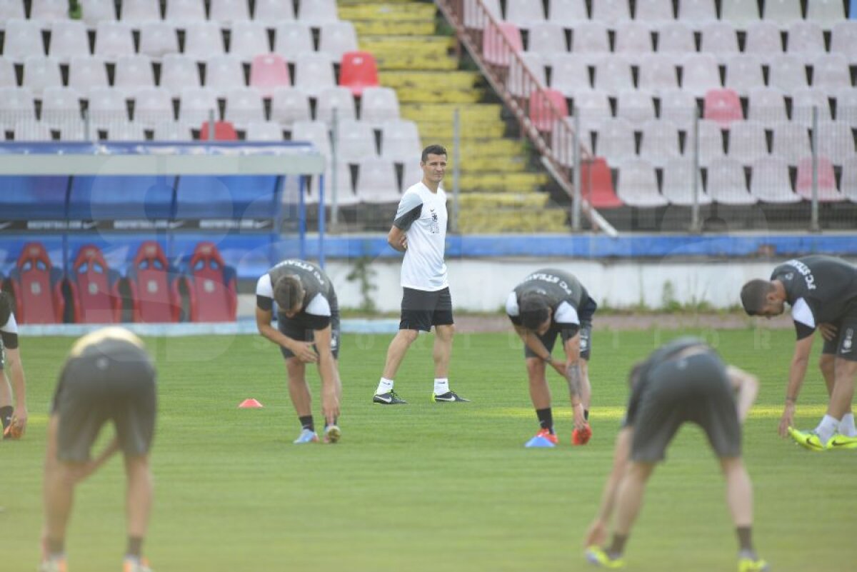 FOTO A început chinul » Steaua a bifat ieri primul antrenament sub comanda lui Costel Gâlcă