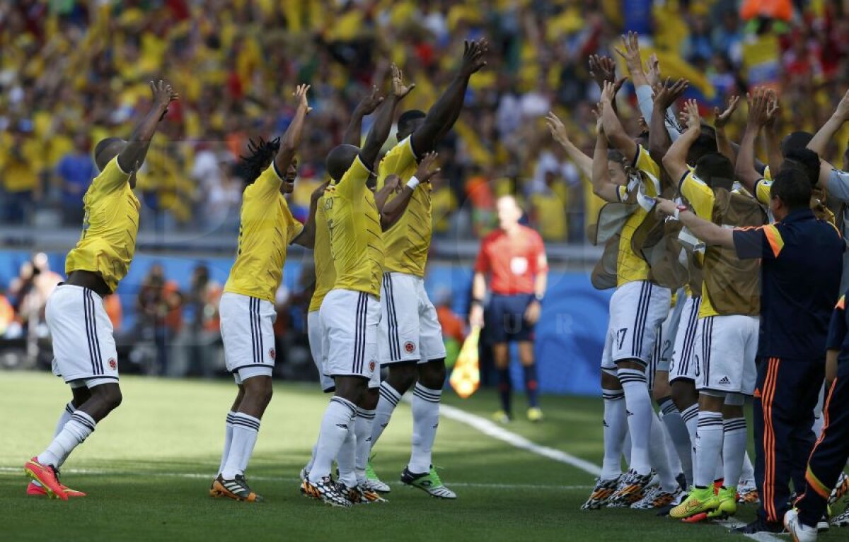 VIDEO+FOTO Descătuşare sud-americană » Cum s-au dezlănţuit columbienii după golul lui Armero contra Greciei