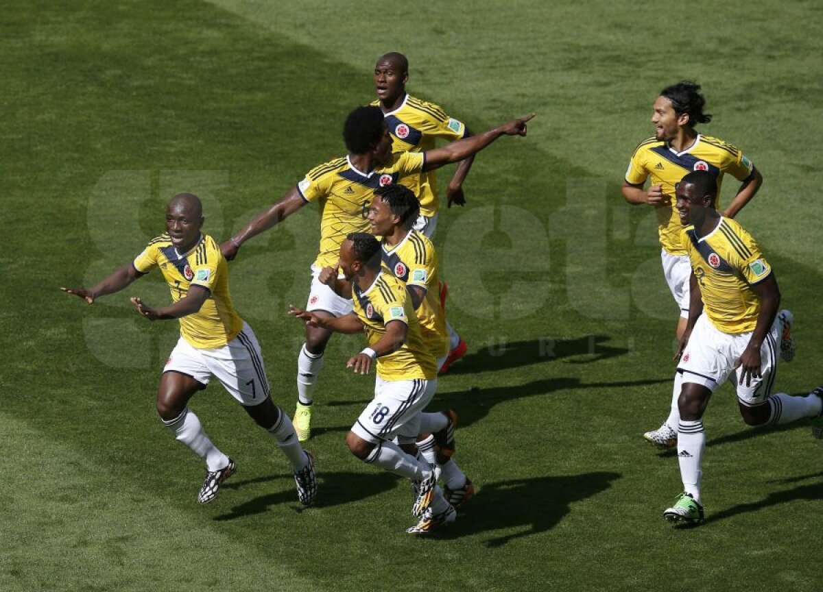 VIDEO+FOTO Descătuşare sud-americană » Cum s-au dezlănţuit columbienii după golul lui Armero contra Greciei