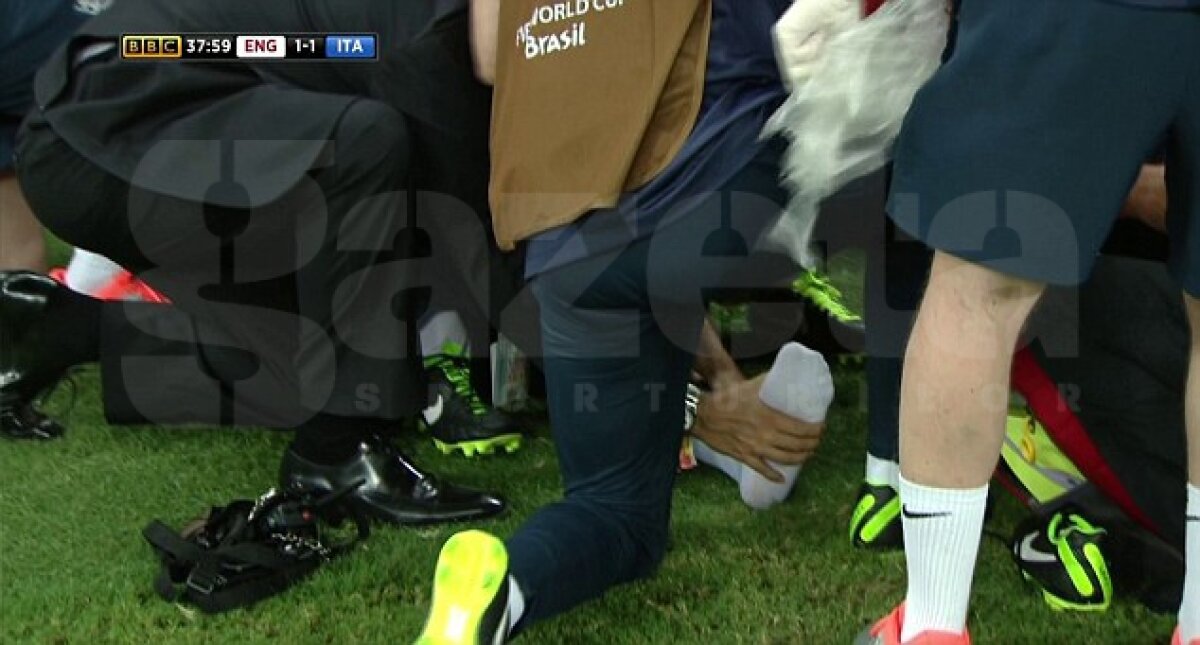 FOTO Accidentare stupidă la Manaus » Golul lui Daniel Sturridge a creat panică pe banca Angliei