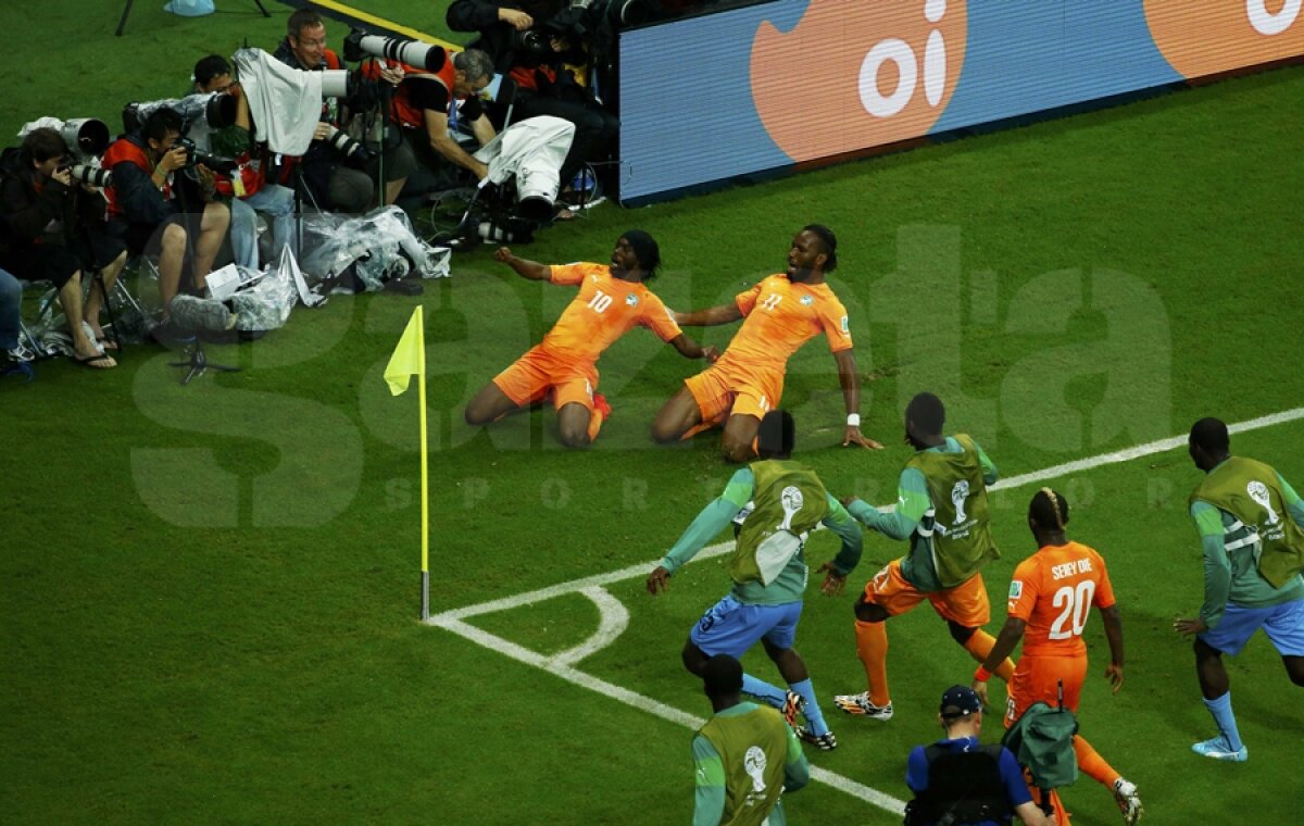 VIDEO+FOTO Efectul Drogba » Coasta de Fildeş a învins Japonia, 2-1, întorcînd rezultatul după intrarea starului de la Galatasaray