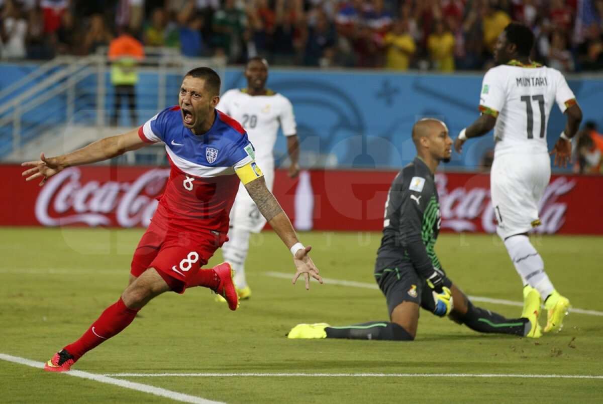 VIDEO+FOTO Vremea revanşei » SUA a învins Ghana, 2-1, la al treilea duel direct de la Mondiale