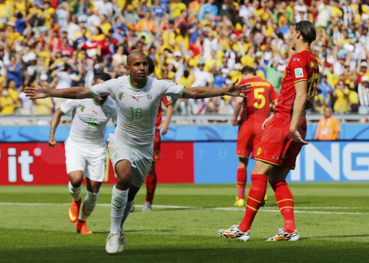 FOTO şi VIDEO Mai bună decît România :) » Belgia a cîştigat chinuit primul meci la Mondial, 2-1 cu Algeria