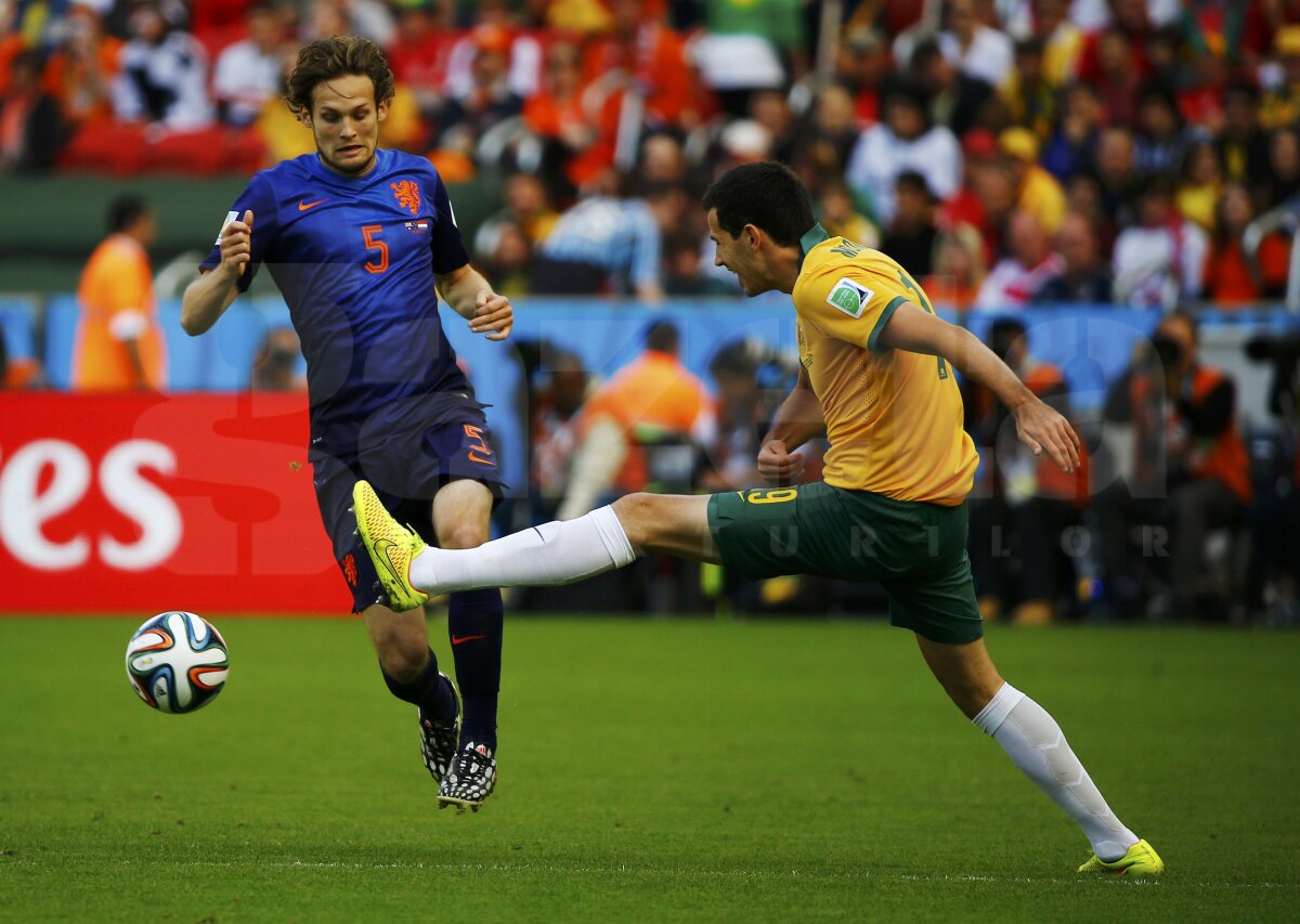 VIDEO şi FOTO Australia - Olanda 2-3 » "Portocala mecanică" are maximum de puncte şi 8 goluri înscrise în două meciuri