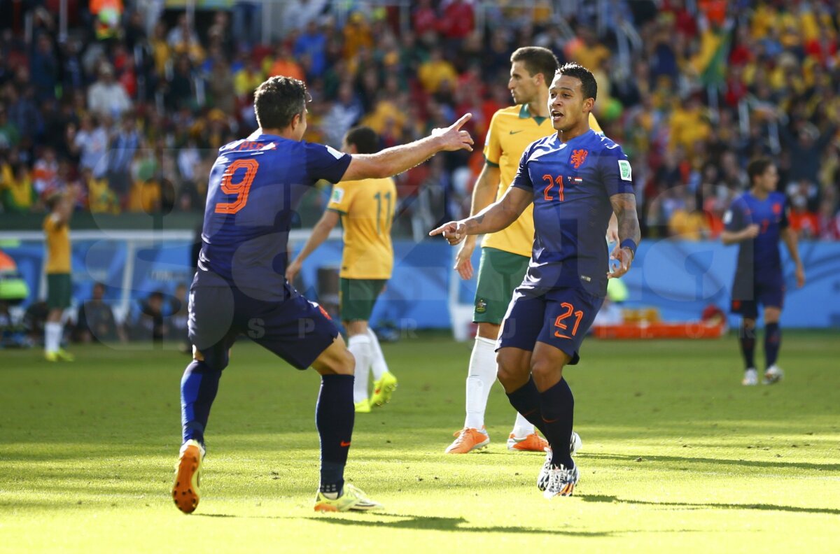 VIDEO şi FOTO Australia - Olanda 2-3 » "Portocala mecanică" are maximum de puncte şi 8 goluri înscrise în două meciuri