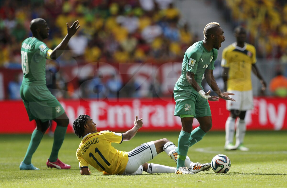 VIDEO şi FOTO Columbia - Coasta de Fildeş 2-1 » Sud-americanii fac un pas mare spre optimile de finală