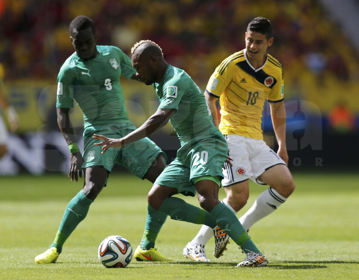 VIDEO şi FOTO Columbia - Coasta de Fildeş 2-1 » Sud-americanii fac un pas mare spre optimile de finală