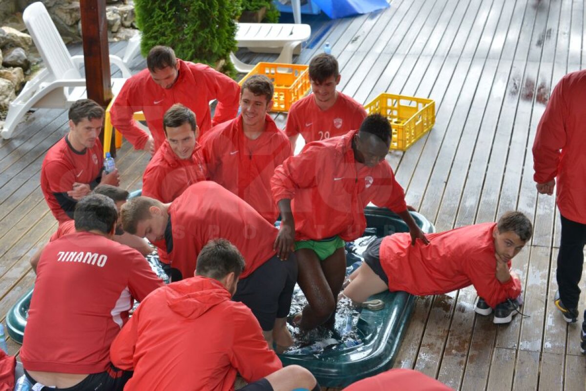 FOTO "Cîinii" 2014 » Poză specială făcută de dinamovişti în cantonamentul de la Săcele: "Tragem tare să dominăm adversarii"