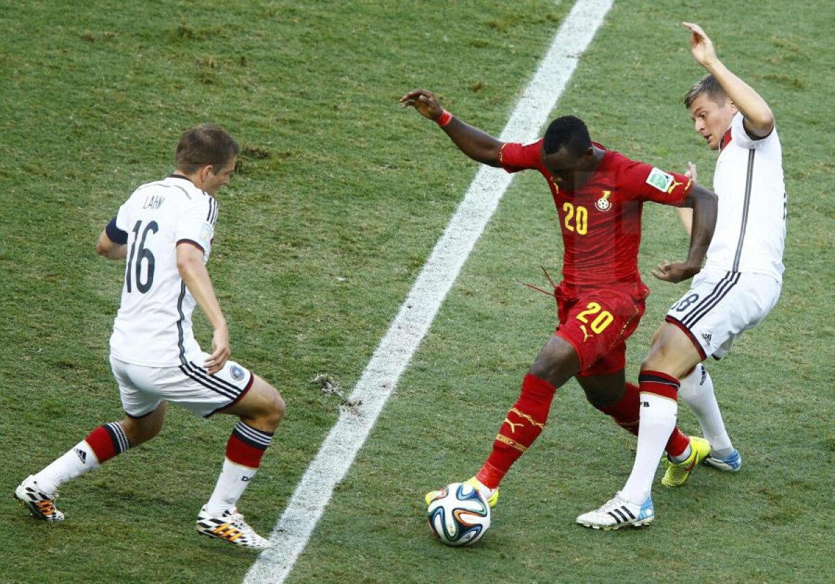 VIDEO+FOTO S-au trezit africanii » Ghana a făcut un meci excelent cu Germania, 2-2, şi rămîne în cărţi pentru optimi