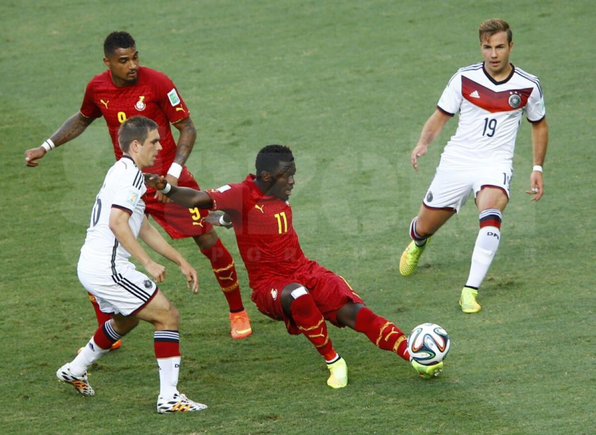 VIDEO+FOTO S-au trezit africanii » Ghana a făcut un meci excelent cu Germania, 2-2, şi rămîne în cărţi pentru optimi