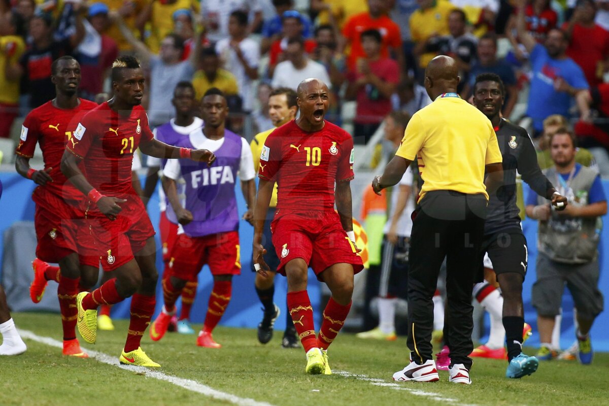 VIDEO+FOTO S-au trezit africanii » Ghana a făcut un meci excelent cu Germania, 2-2, şi rămîne în cărţi pentru optimi