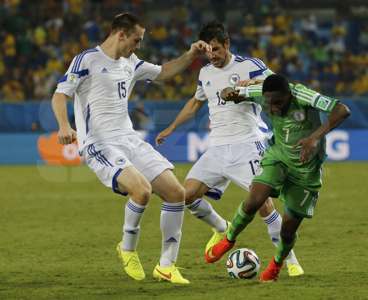 VIDEO şi FOTO Nigeria - Bosnia 1-0. Bosnia e eliminată, Nigeria e cu un pas în optimi!