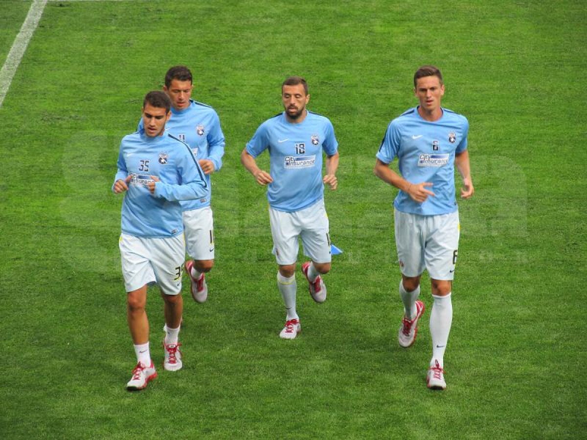 FOTO Steaua - FC Chiasso 1-2 » Constantin Gâlcă pierde primul meci pe banca roş-albaştrilor