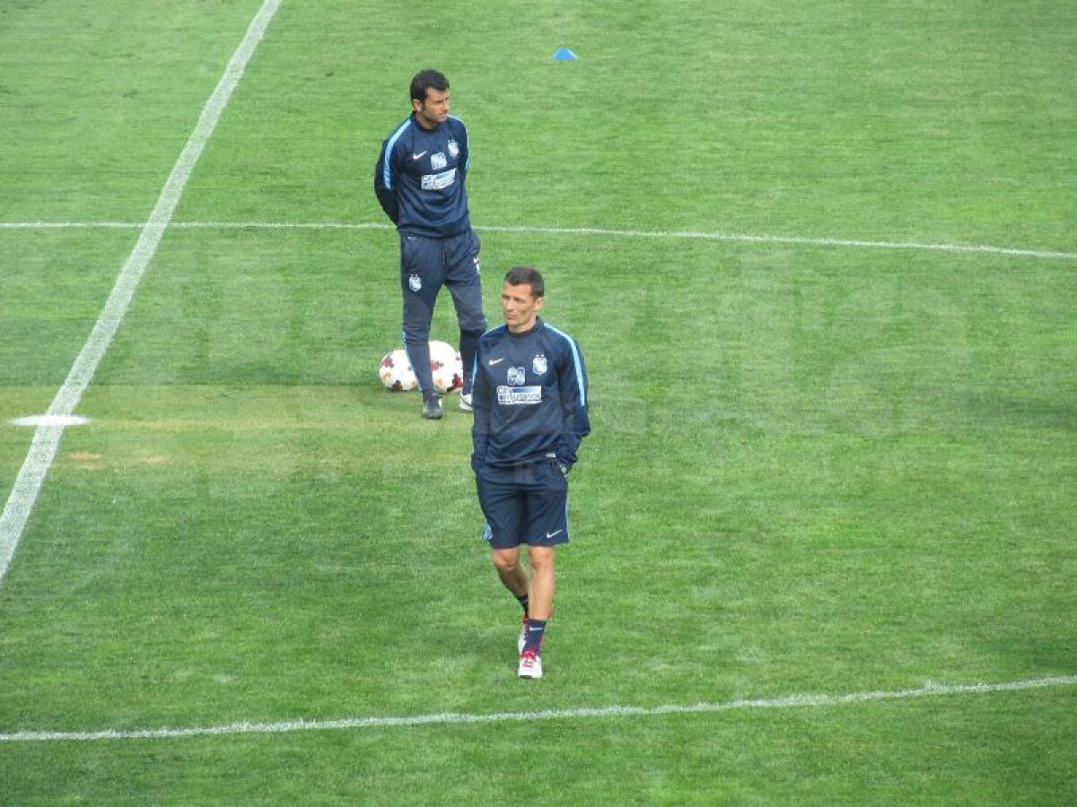 FOTO Steaua - FC Chiasso 1-2 » Constantin Gâlcă pierde primul meci pe banca roş-albaştrilor