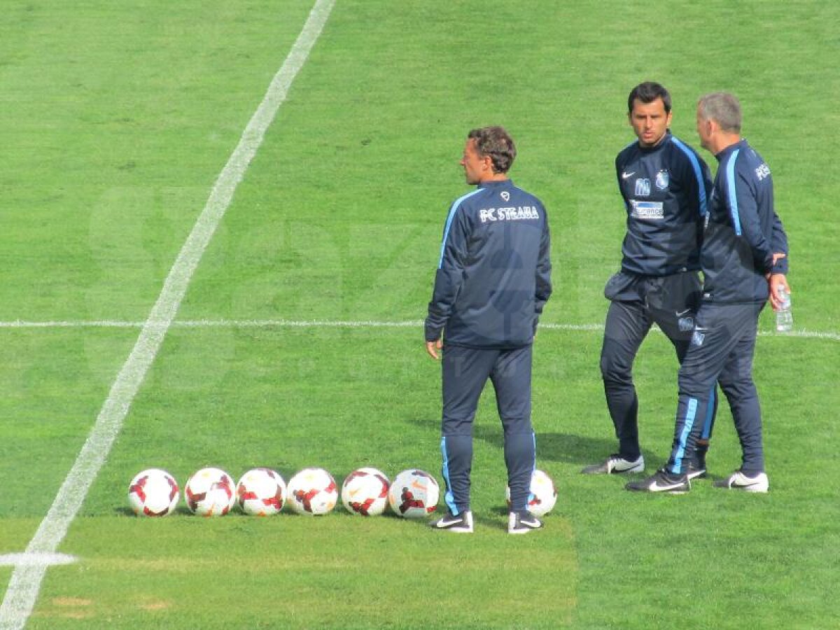 FOTO Steaua - FC Chiasso 1-2 » Constantin Gâlcă pierde primul meci pe banca roş-albaştrilor