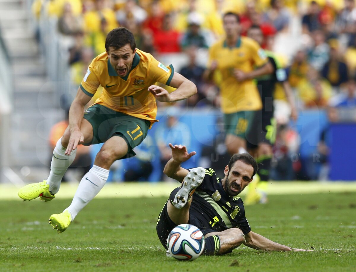 FOTO şi VIDEO Australia - Spania 0-3 » Renegaţii ibericilor aduc primele puncte ale echipei lui Del Bosque