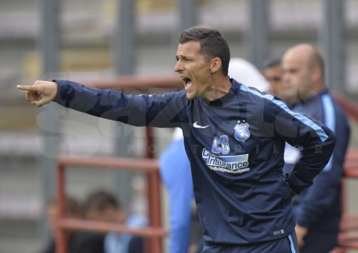 FOTO Steaua - FC Chiasso 1-2 » Constantin Gâlcă pierde primul meci pe banca roş-albaştrilor