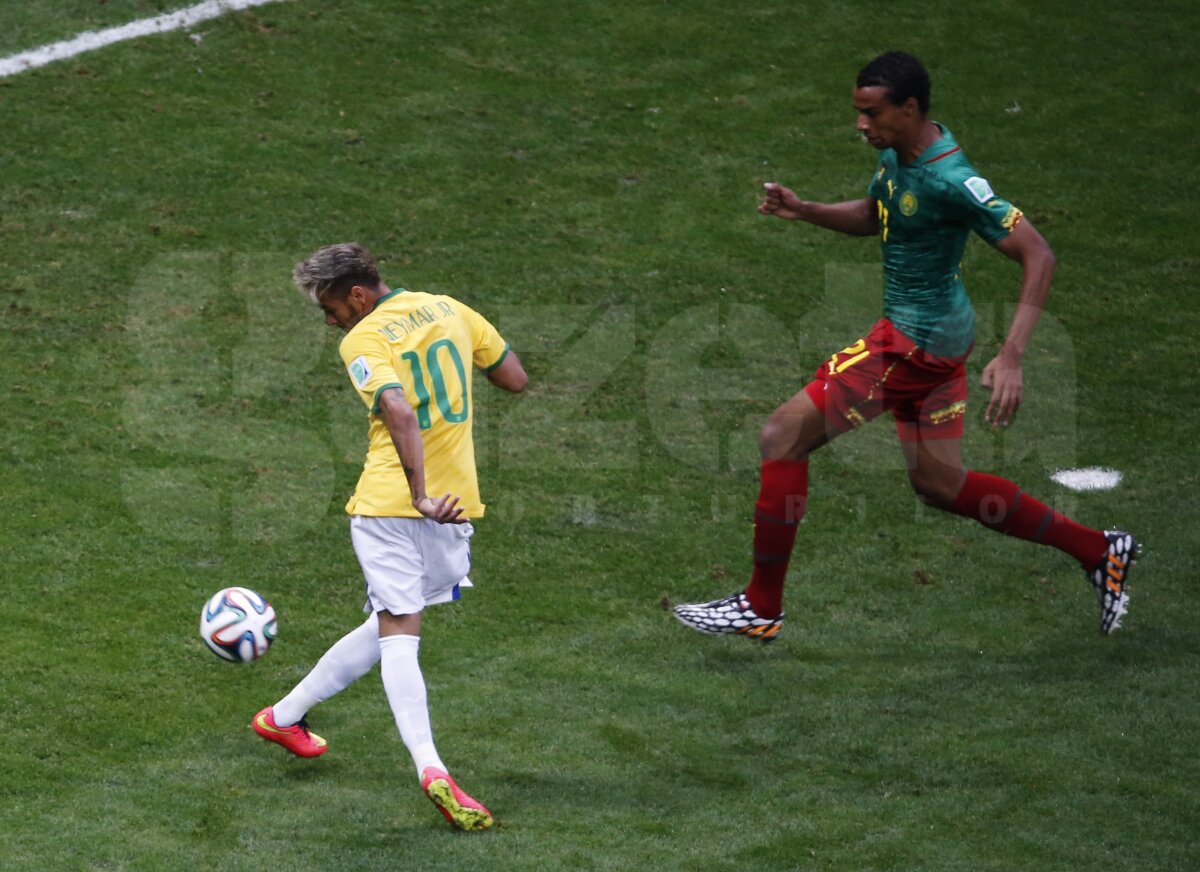 VIDEO şi FOTO Camerun - Brazilia 1-4 » Selecao joacă în optimi cu Chile!