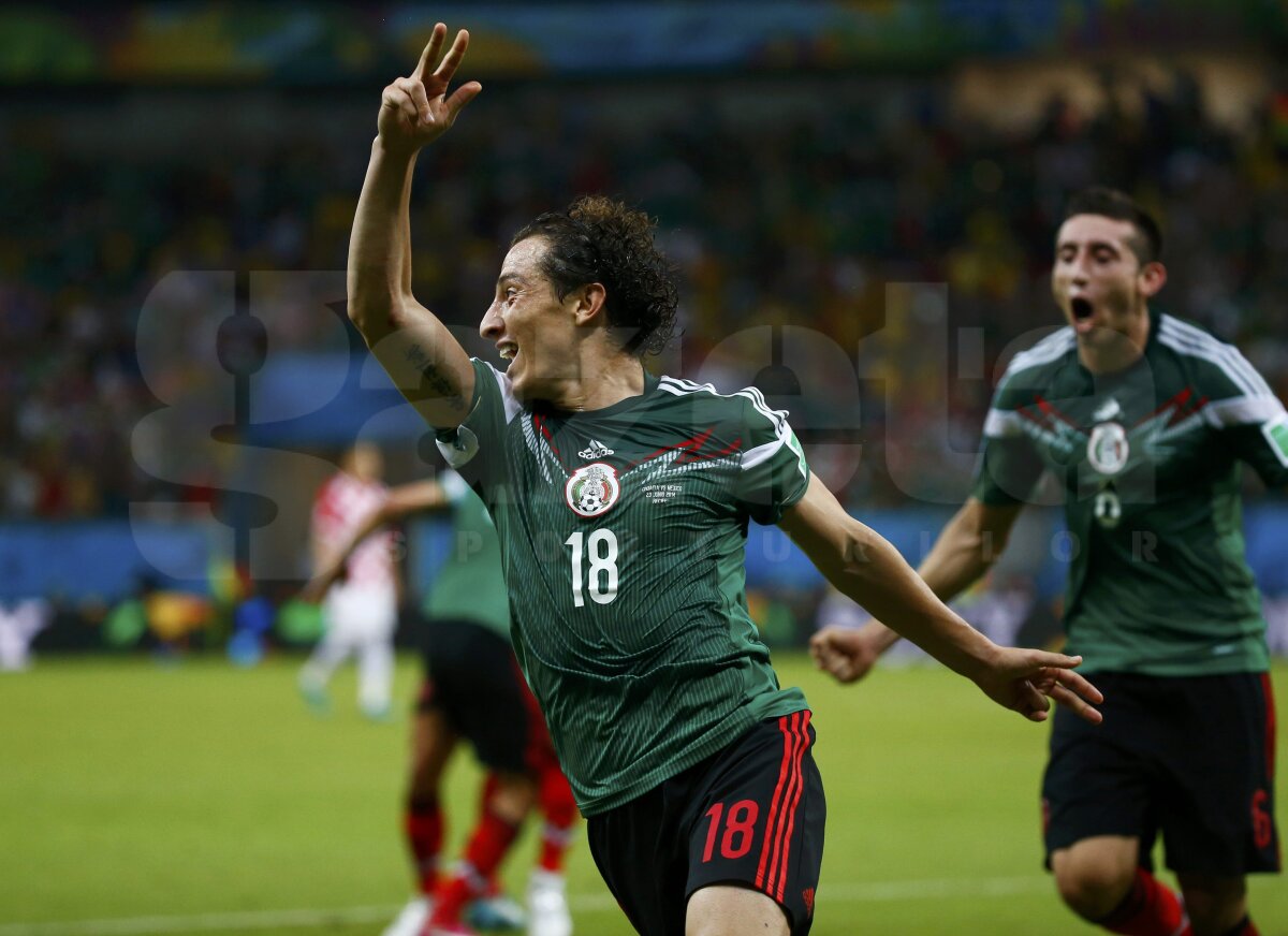 VIDEO şi FOTO Mexic - Croaţia 3-1 » Nord-americanii dau piept cu Olanda în optimi!
