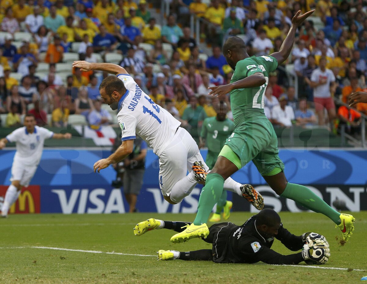 FOTO + VIDEO Dramatic! Grecia a învins Coasta de Fildeş în ultimul minut, 2-1 şi s-a calificat de pe locul 2 » Cum arată primele 4 meciuri din "optimi"