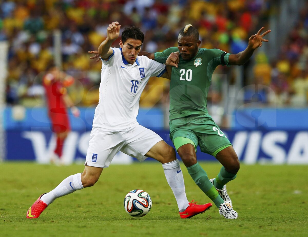 FOTO + VIDEO Dramatic! Grecia a învins Coasta de Fildeş în ultimul minut, 2-1 şi s-a calificat de pe locul 2 » Cum arată primele 4 meciuri din "optimi"