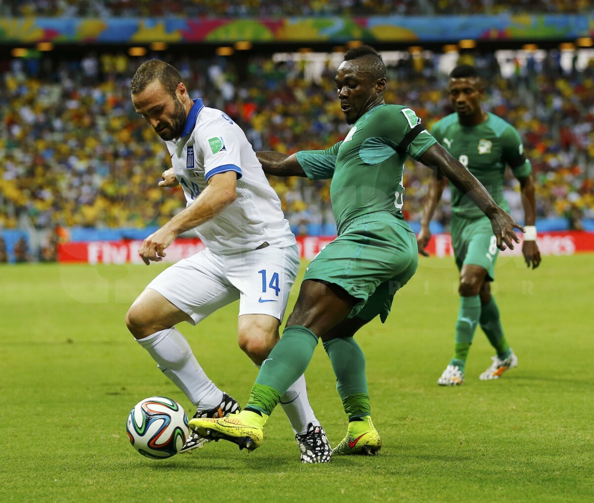 FOTO + VIDEO Dramatic! Grecia a învins Coasta de Fildeş în ultimul minut, 2-1 şi s-a calificat de pe locul 2 » Cum arată primele 4 meciuri din "optimi"