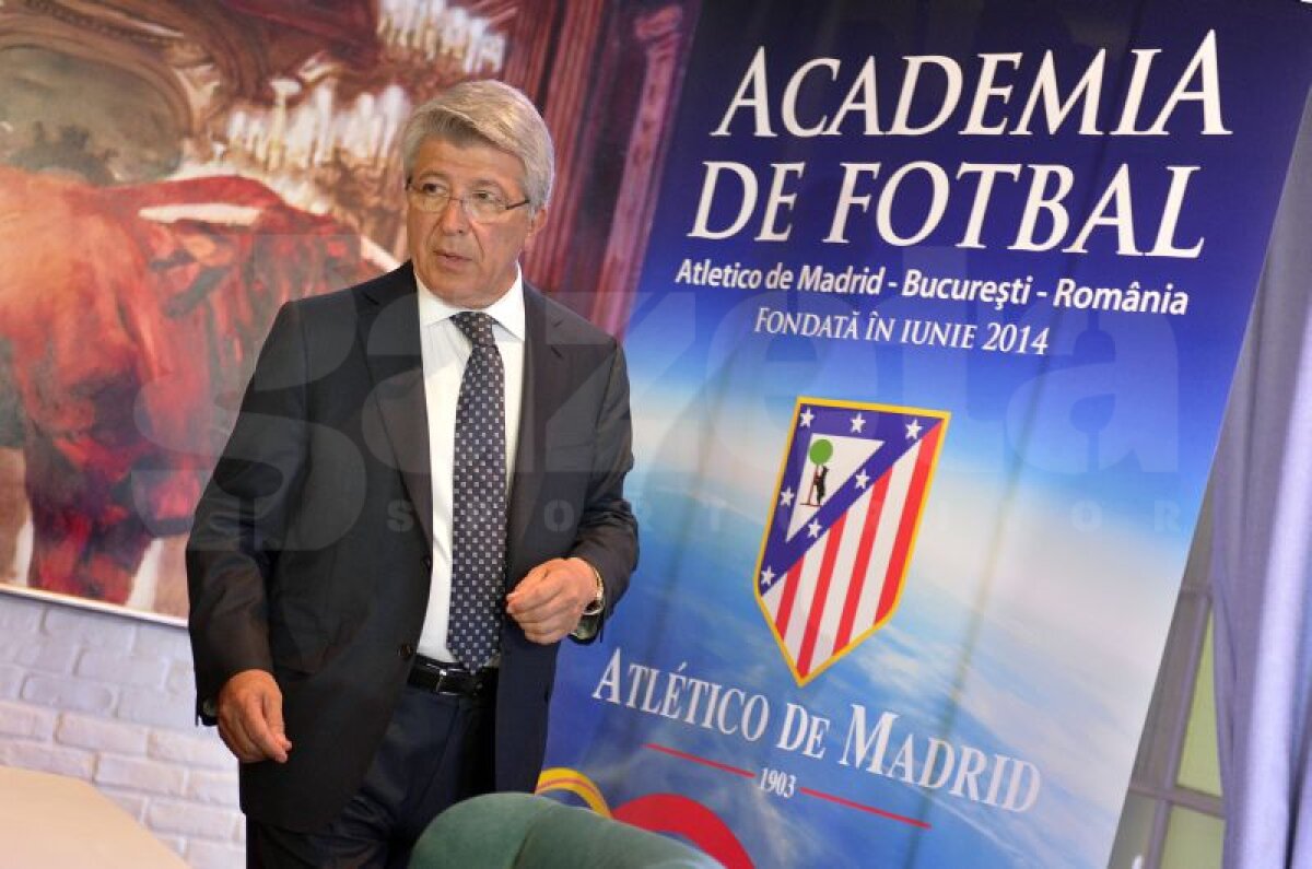 UPDATE Prima Academie a lui Atletico din afara Spaniei e de azi la Bucureşti! Interviu EXCLUSIV cu preşedintele deţinătoarei La Liga: "Vrem campioni români!"