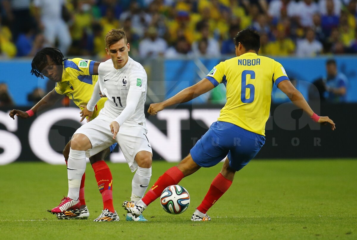 FOTO Ecuador - Franţa 0-0 » "Cocoşii" merg în faza următoare unde vor avea un adversar facil! Care sînt celelalte meciuri din "optimi"